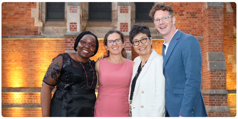 LtoR: Victoire Mafuta, Erika von Kaschke, Rika Asaoka and Stuart Tomlinson.